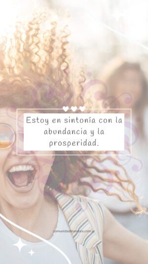 Afirmación de prosperidad