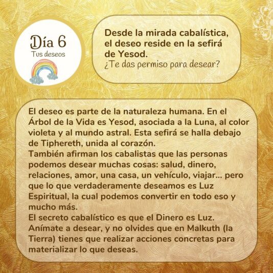 Desafío de Prosperidad Día 6 Reflexiones