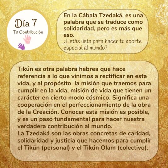 Desafío de Prosperidad Día 7 Reflexiones