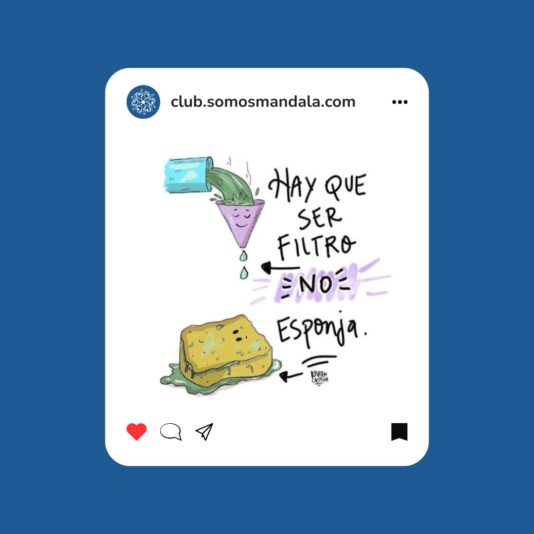 Frase filtro no esponja