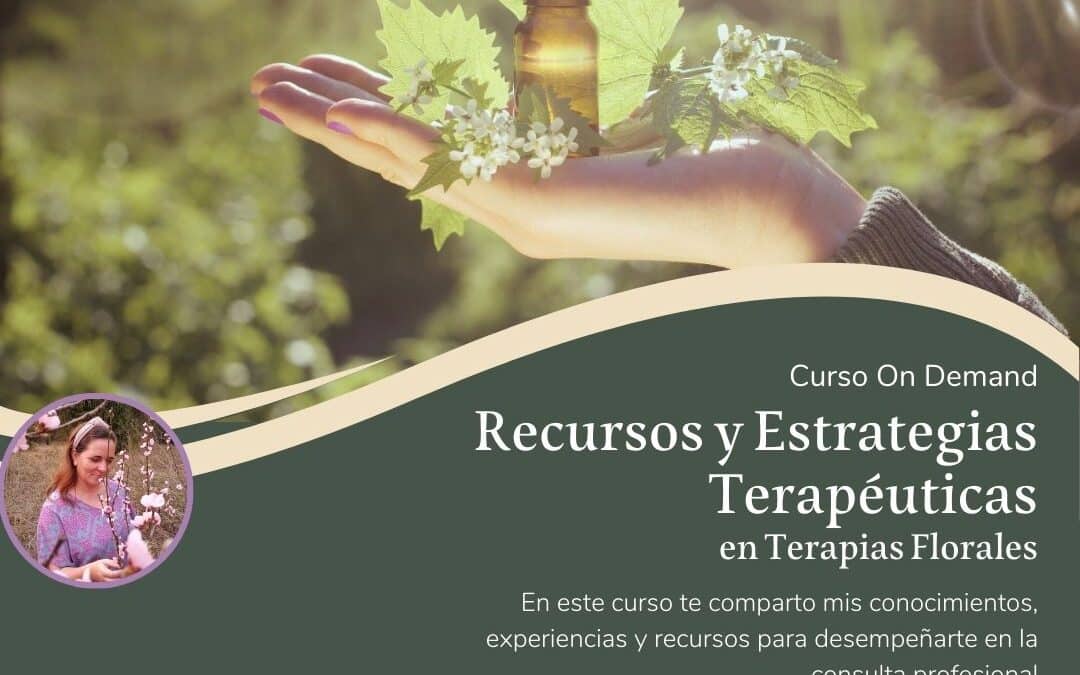 Recursos y Estrategias Terapéuticas en Terapias Florales